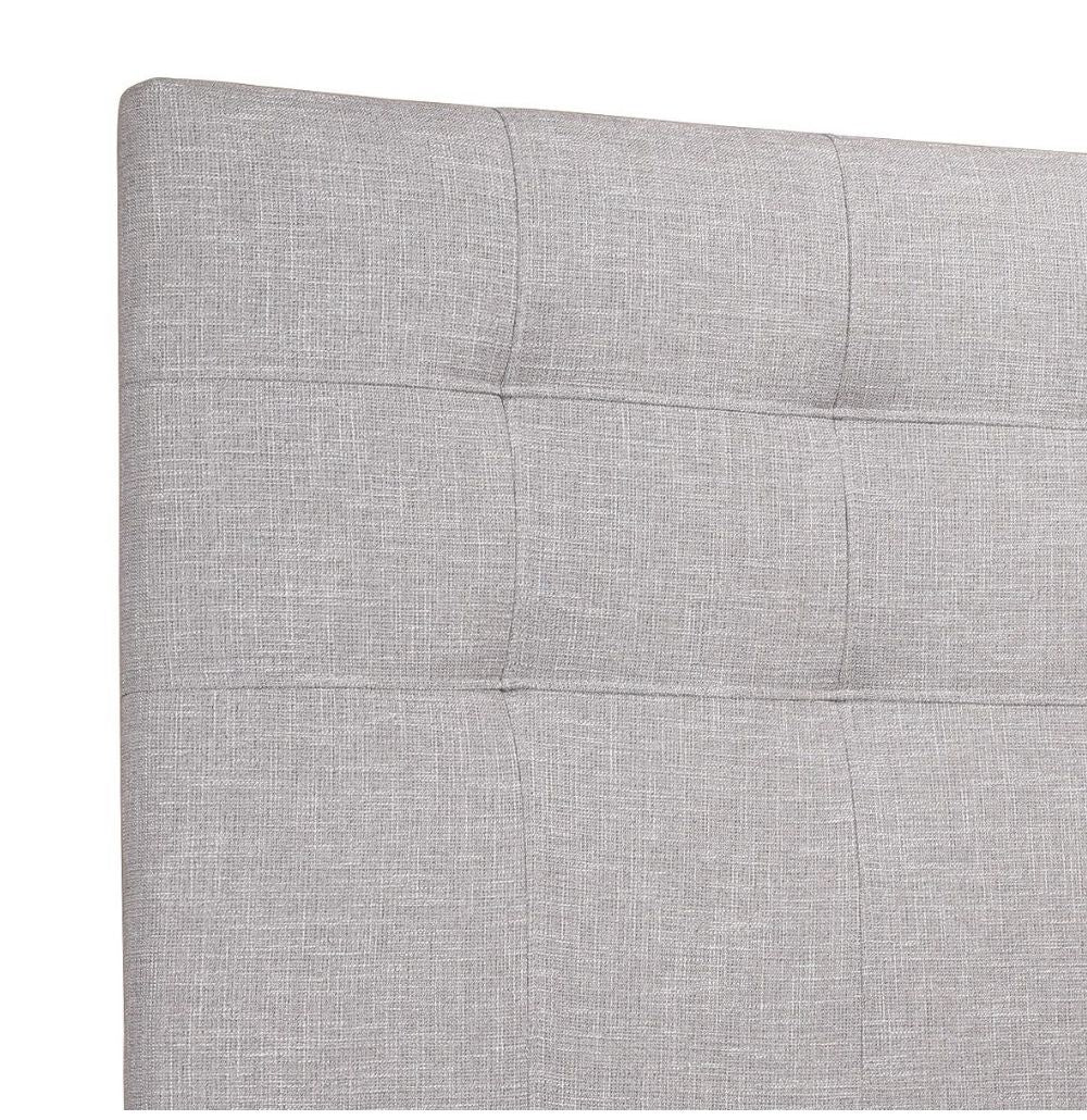 Upholstered King Size Bedhead | Mathilde Grey